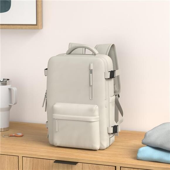 Large Travel Backpack Carry on Flight Approved Laptop Work Business Backpack - Picture 2 of 7